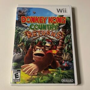 Donkey Kong Country Returns for Nintendo Wii. Complete in Box. CIB. Tested Works